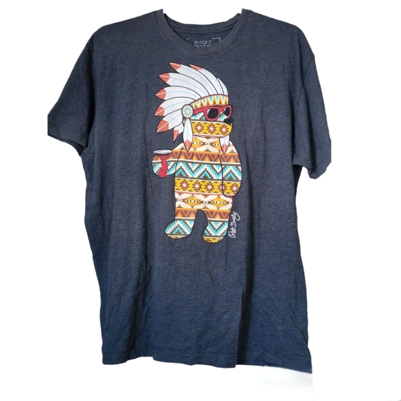 Riot Society Tee Shirt Short Sleeve, Charcoal Grey, Size 1xl - Picture 1 of 1